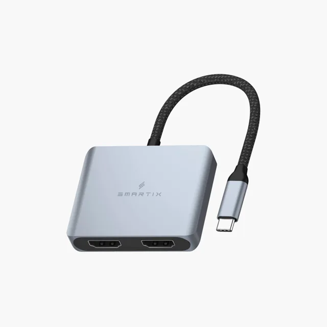 Smartix Premium Dual HDMI Hub with Cable SMHBC2N price comparison Qatar – cheapest at Alif Stores