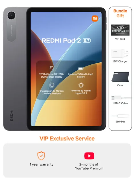 Xiaomi Redmi Pad 64GB – Gray price comparison Qatar – cheapest at Shopintertec