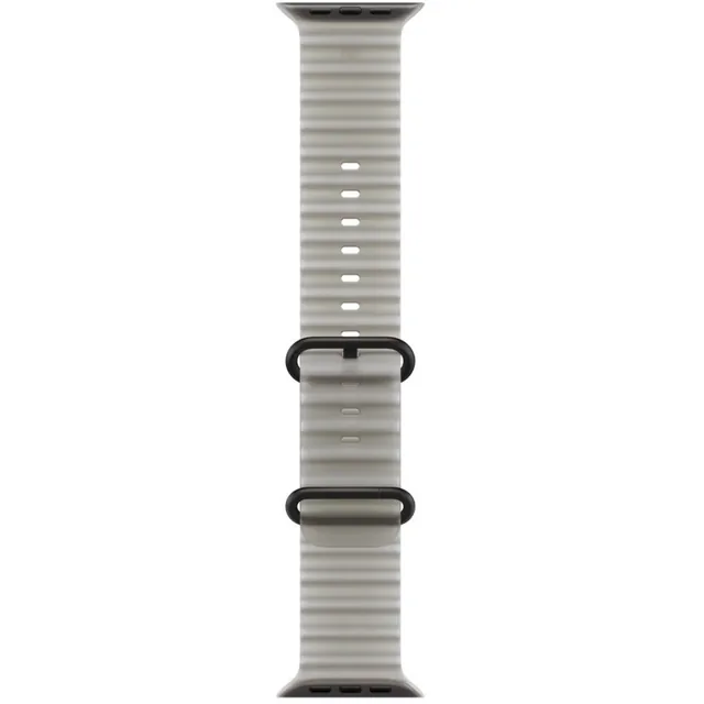 Apple 49mm Translucent Grey Ocean Band - Black Titanium Finish product image