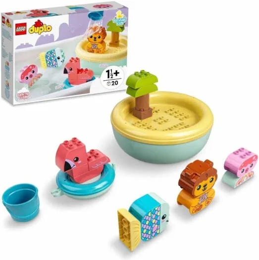 Lego Duplo Bath Time Fun Floating Animal Island 10966 with 20pcs price comparison Qatar – cheapest at Mega Store via Microless