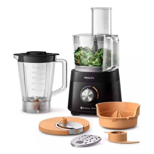 Philips Food Processor 750W - HR7302/90 price comparison Qatar – cheapest at Ansar Gallery