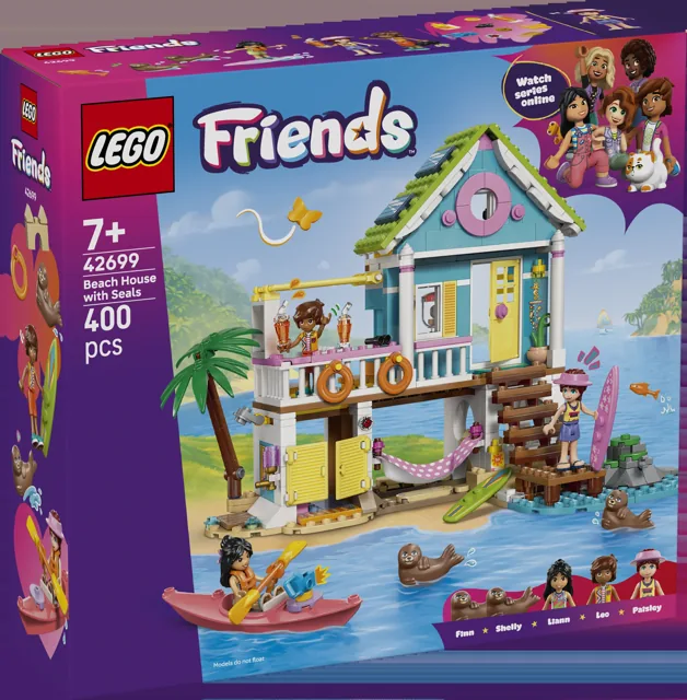 LEGO Friends 42699 Beach House With Seals 7+ price comparison Qatar – cheapest at Virgin Megastore