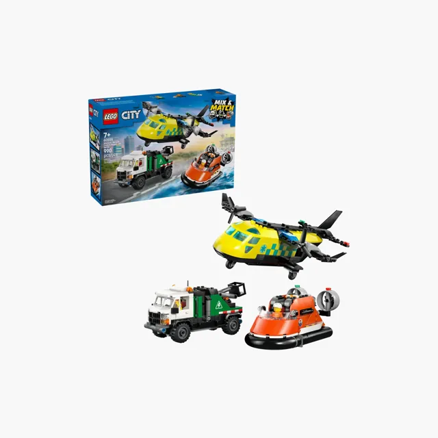 60505 Airplane, Service Truck & Hovercraft Remix price comparison Qatar – cheapest at LEGO Qatar