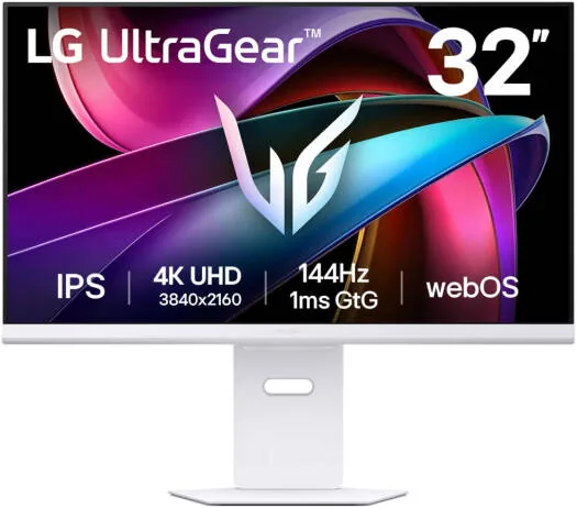LG 32G810SA UltraGear Gaming Monitor, 32" IPS Display, 4K UHD Resolution, 144Hz Refresh Rate, 1ms (GtG) Response Time, AMD FreeSync Premium & G-SYNC Compatible, White | 32G810SA-W price comparison Qatar – cheapest at Noon