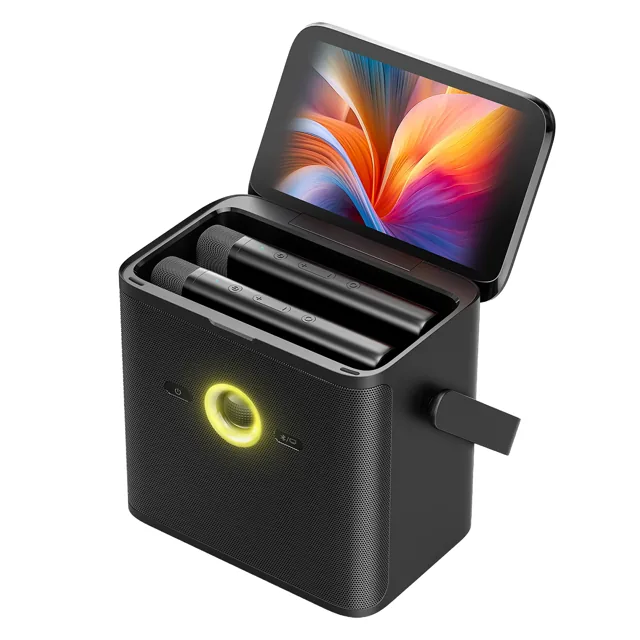 IKARAO SHELL S3 IKARAO Shell S3 Karaoke Machine / Wireless Mics + Built-in Screen / Bluetooth & Wi-Fi / Portable price comparison Qatar – cheapest at Nology Store