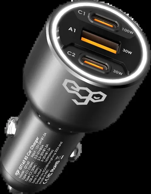 Ego Gt160 Rs 3Usb 160W Car Charger Black price comparison Qatar – cheapest at Nology Store