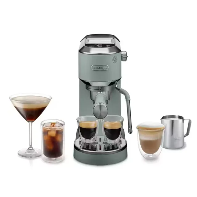 Delonghi Dedica Duo Manual Coffee Machine, Green, EC890.GR price comparison Qatar – cheapest at Carrefour Qatar