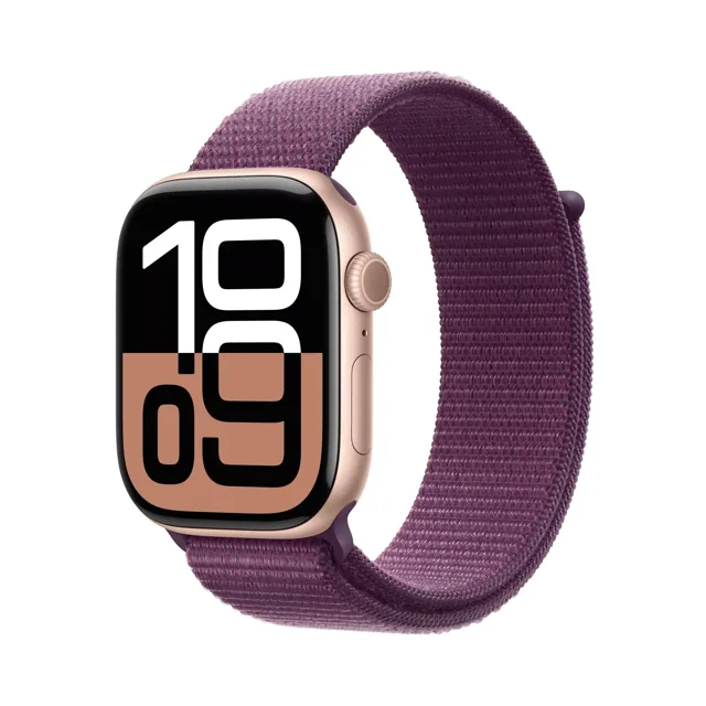 Apple Watch Series 10 GPS + Cellular (LTE) 46mm Gold – Sport Loop product image