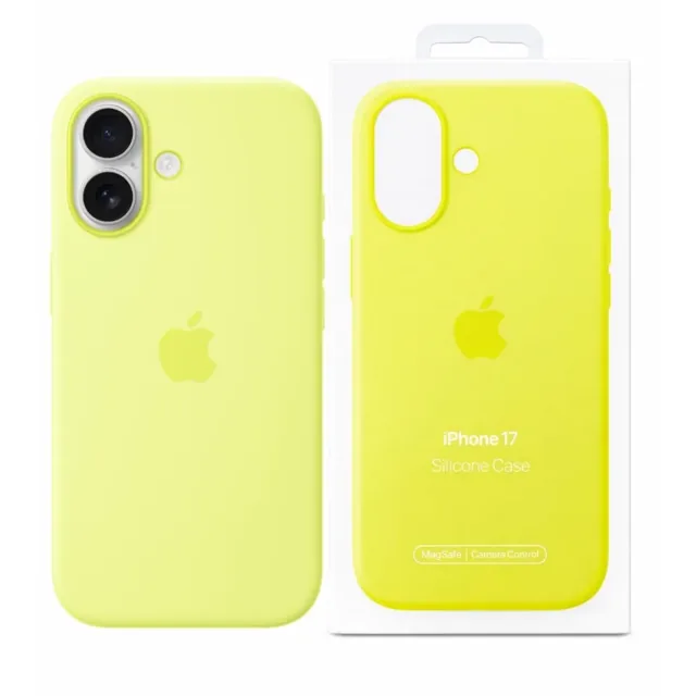 Apple Iphone 17 Silicone Case With Magsafe Neon Yellow, Yellow product image