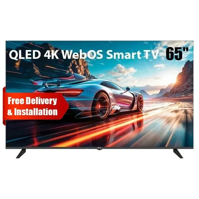 Oscar 65 inches 4K Smart QLED TV, OS65QLEDW price comparison Qatar – cheapest at Carrefour Qatar