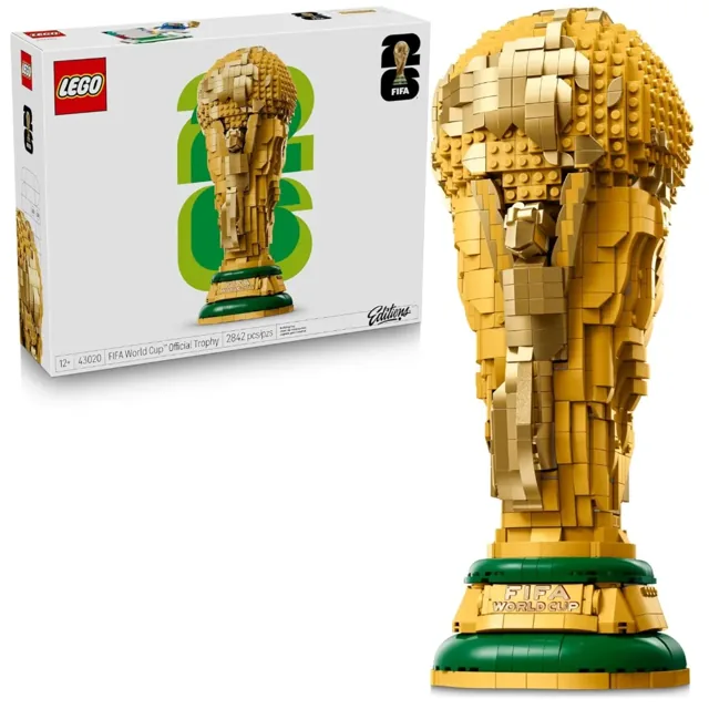 LEGO FIFA World Cup Official Trophy 43020 (2842 Pieces) price comparison Qatar – cheapest at Toys R Us via Snoonu