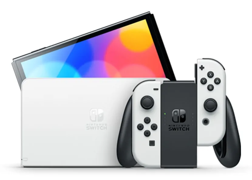 Nintendo Switch OLED portable game console 17.8 cm (7") 64 GB Touchscreen Wi-Fi White product image